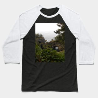 Oregon Coast Secret Spot Nature Photography Pacific Northwest Baseball T-Shirt